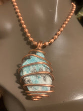 Load image into Gallery viewer, Chakra Balancing Copper Spiral Pendant Necklace
