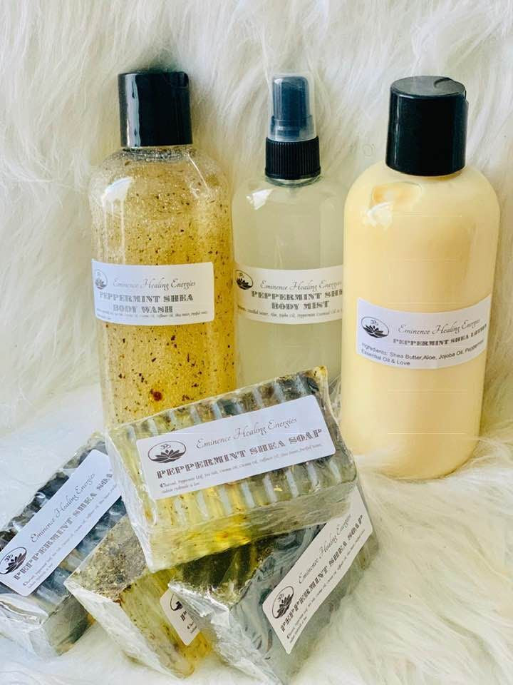 Crystal Infused Shea Body Set