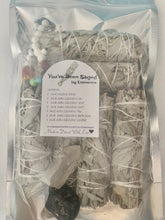 Load image into Gallery viewer, 6 White sage Smudge Sticks Chakra Bracelet Healing Stone
